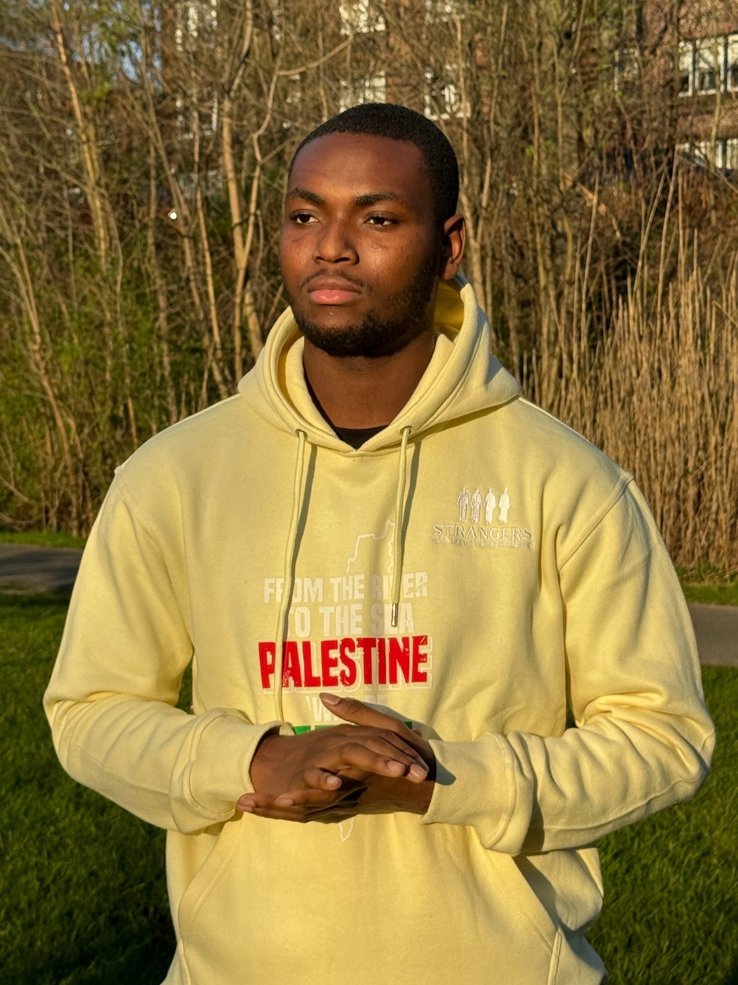 Strangers Palestinian Hoodie Beige