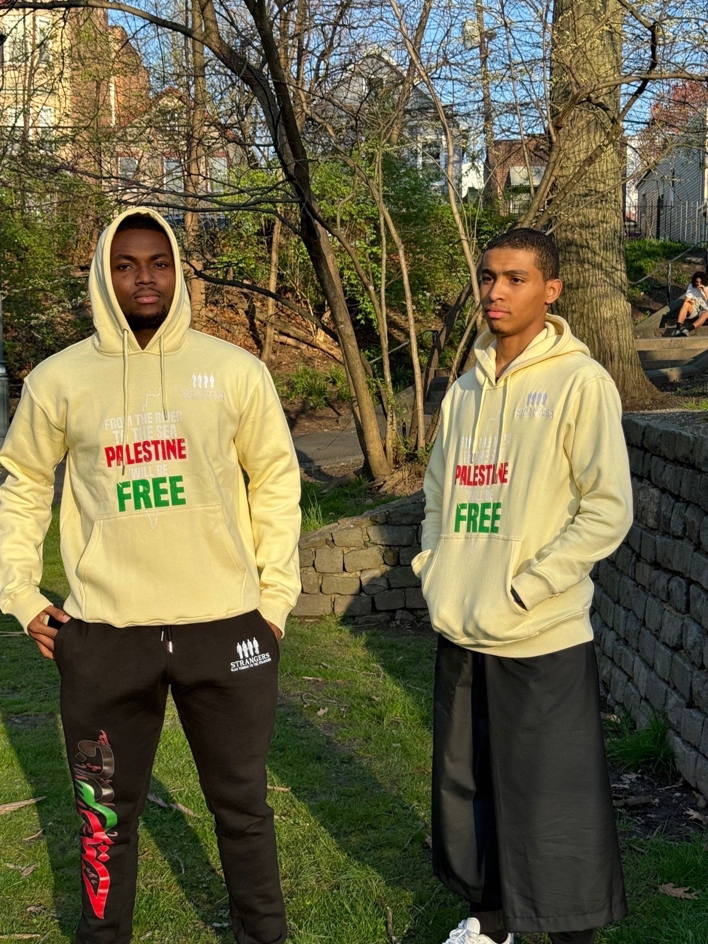 Strangers Palestinian Hoodie Beige