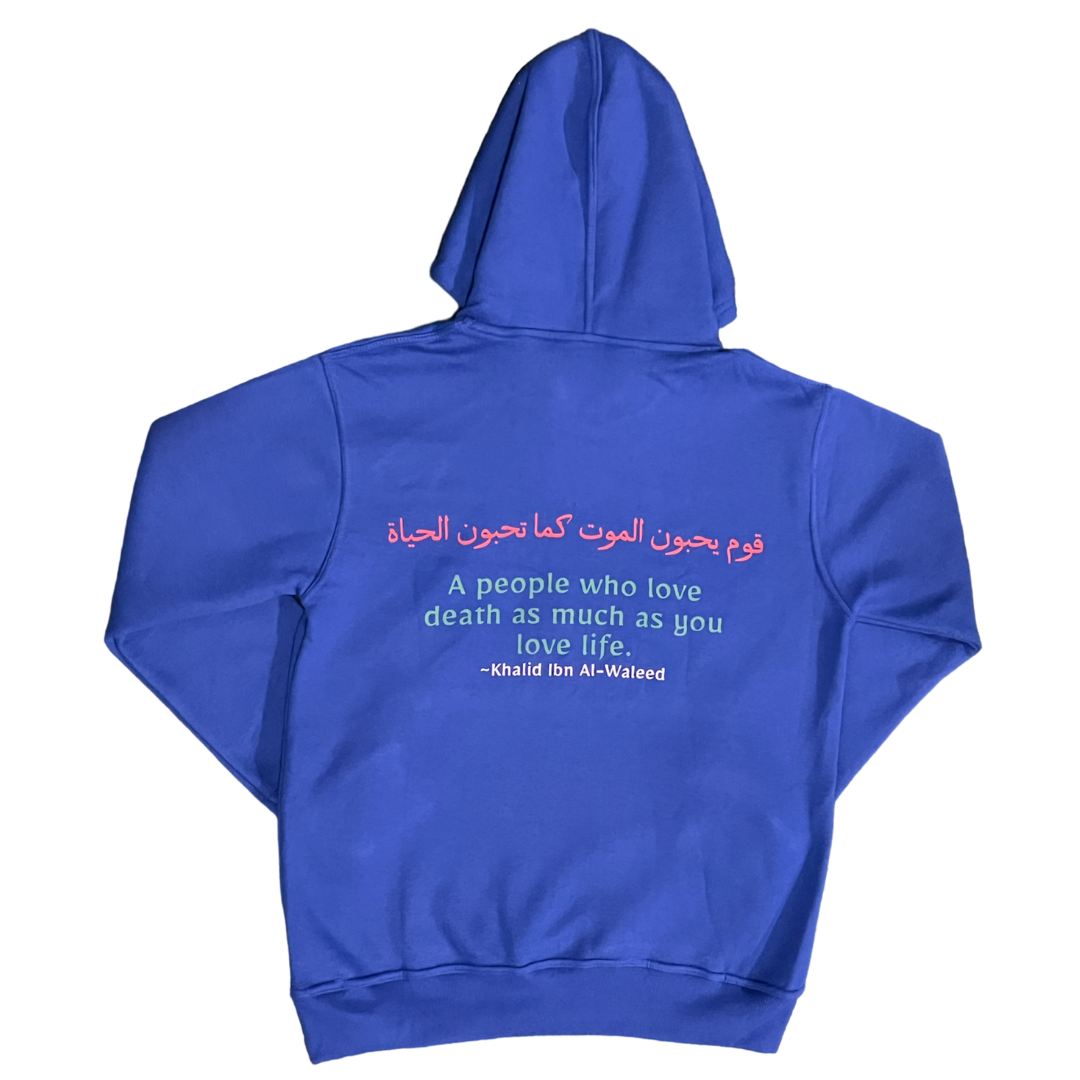 Strangers Palestinian Hoodie Blue